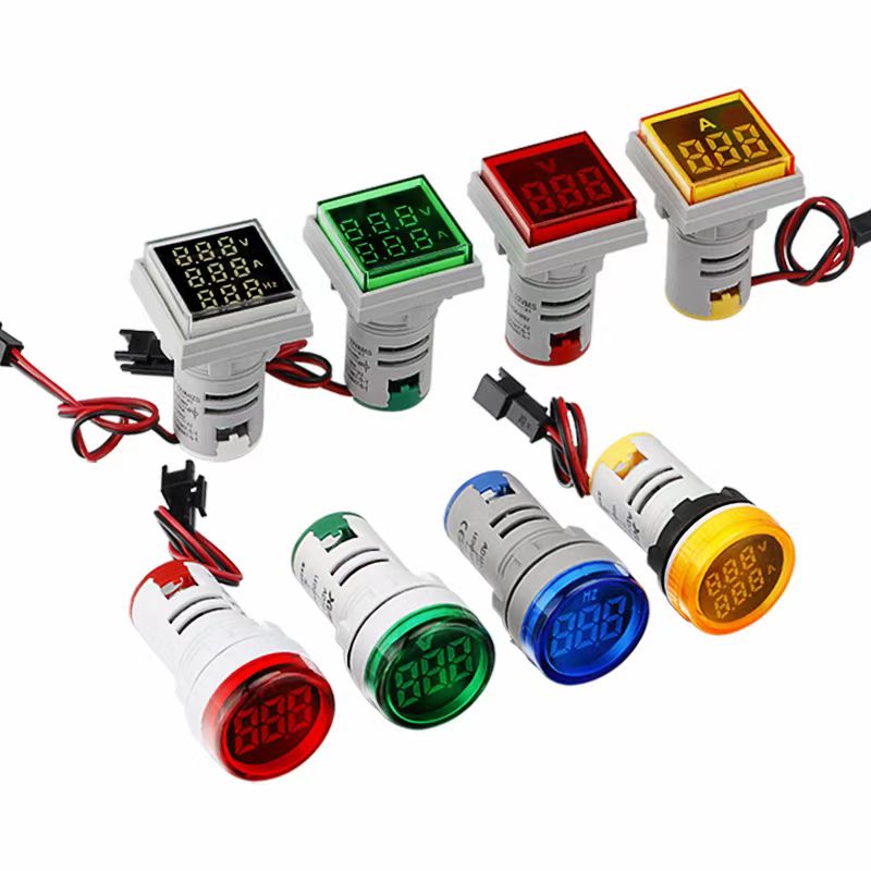 22mm mini voltmeter / Ammeter / Hortz Meter Divices Digitation Malamalama