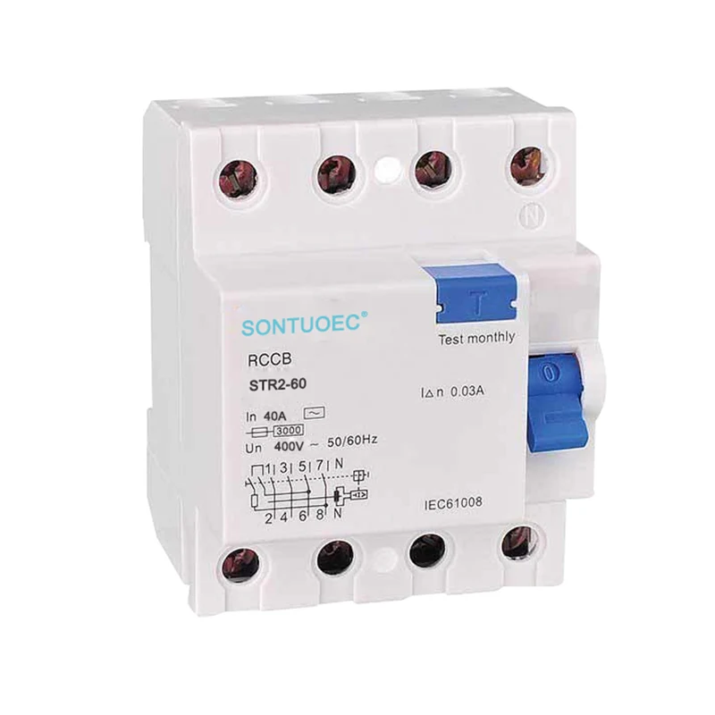 4p 63a / 30ma RCD AC ituaiga